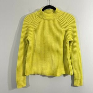 Banana Republic Yellow Crew Neck Sweater